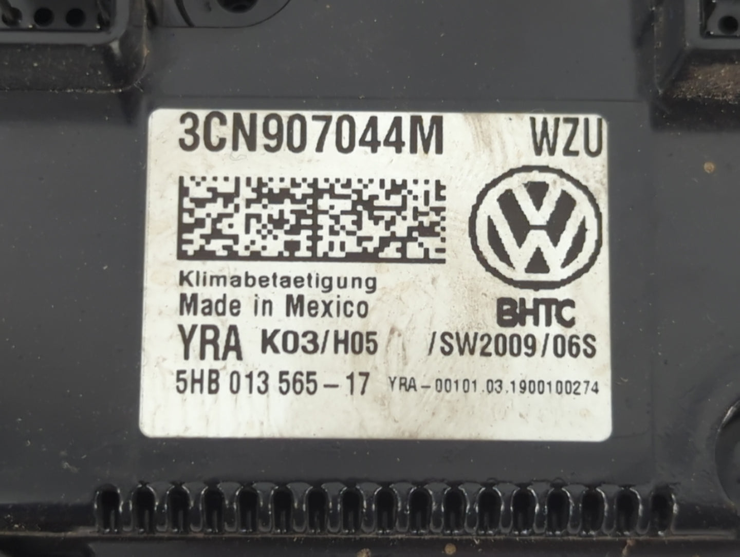 2019 Volkswagen Atlas Climate Control Module Temperature AC/Heater Replacement P/N:5HB 013 565-17 3CN907044M Fits OEM Used A