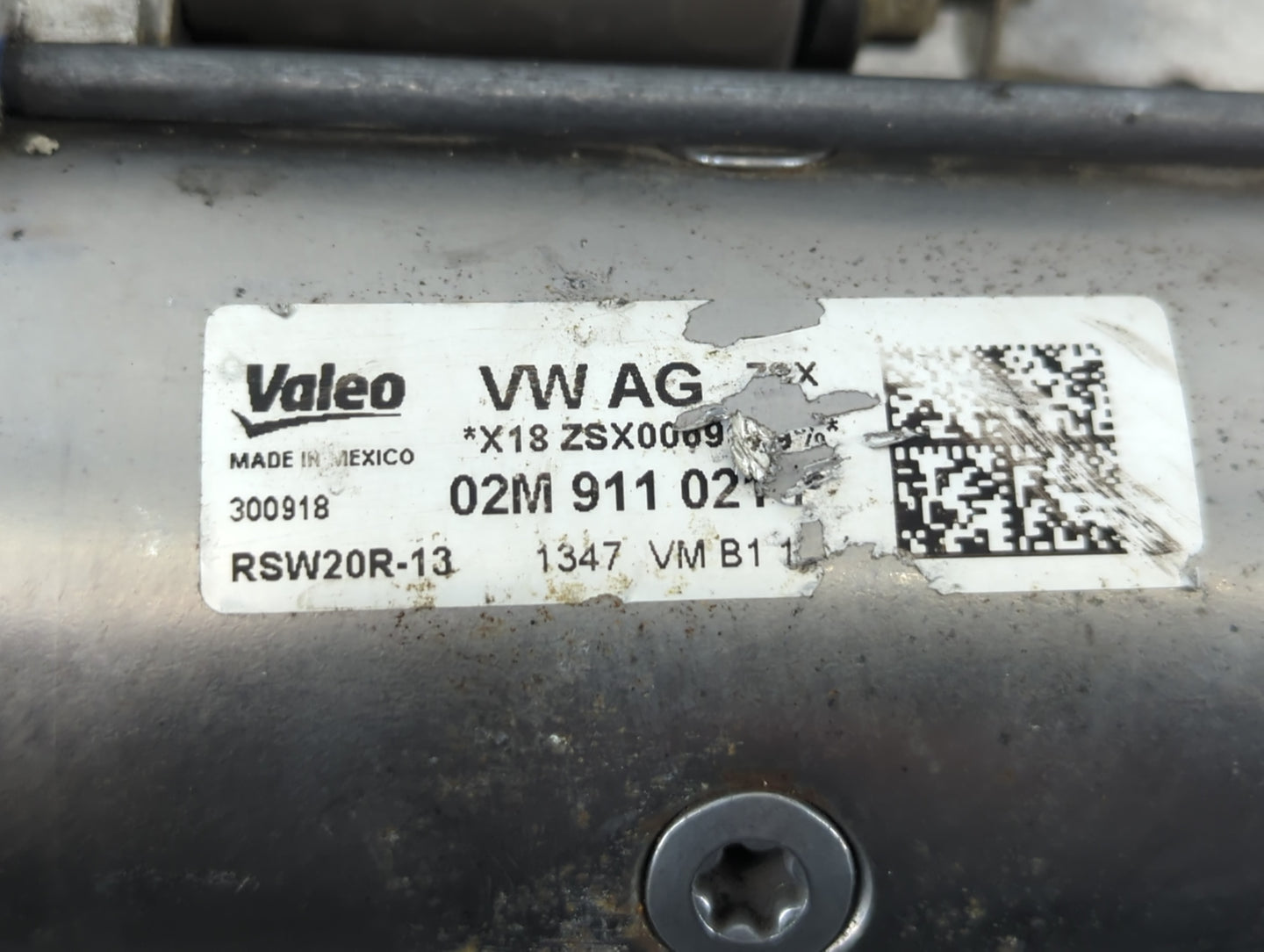 2018-2022 Volkswagen Atlas Car Starter Motor Solenoid OEM P/N:RSW20R-13 300918, 02M 911 021 Fits Fits 2018 2019 2020 2021 20