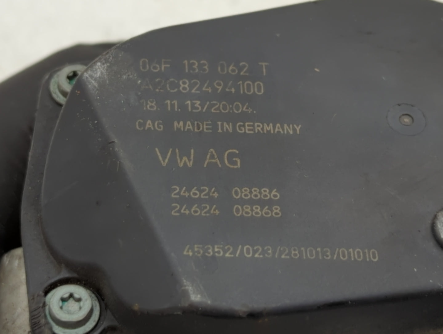 2018-2022 Volkswagen Atlas Throttle Body P/N:24624 08868 24624 08886 Fits OEM Used Auto Parts - Oemusedautoparts1.com