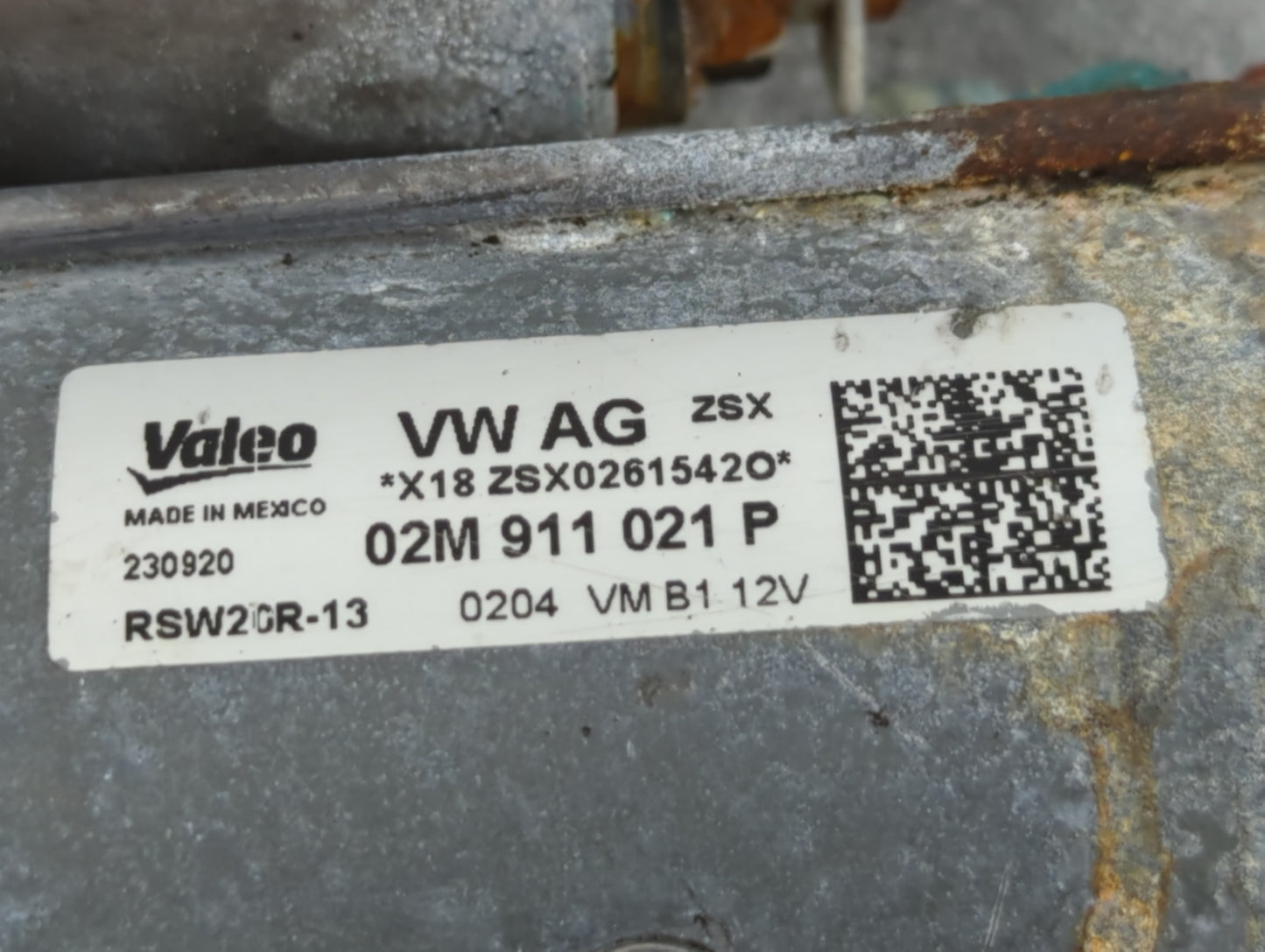 2018-2022 Volkswagen Atlas Car Starter Motor Solenoid OEM P/N:02M 911 021 P Fits Fits 2018 2019 2020 2021 2022 OEM Used Auto