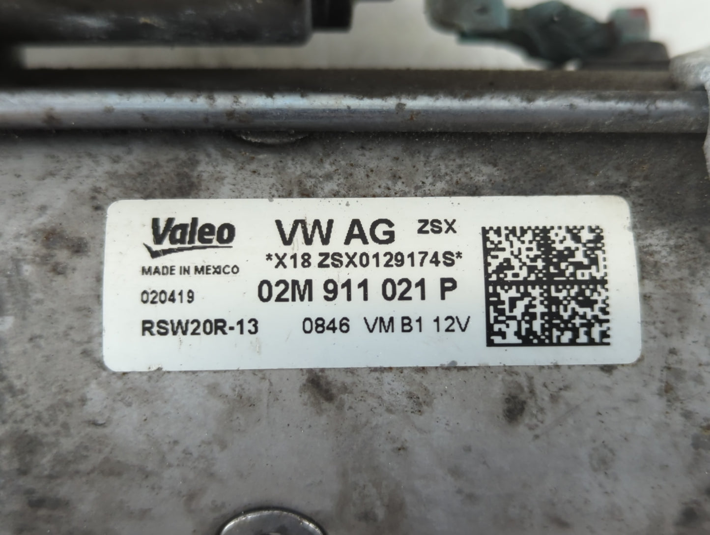 2018-2022 Volkswagen Atlas Car Starter Motor Solenoid OEM P/N:02M 911 021 P Fits Fits 2018 2019 2020 2021 2022 OEM Used Auto