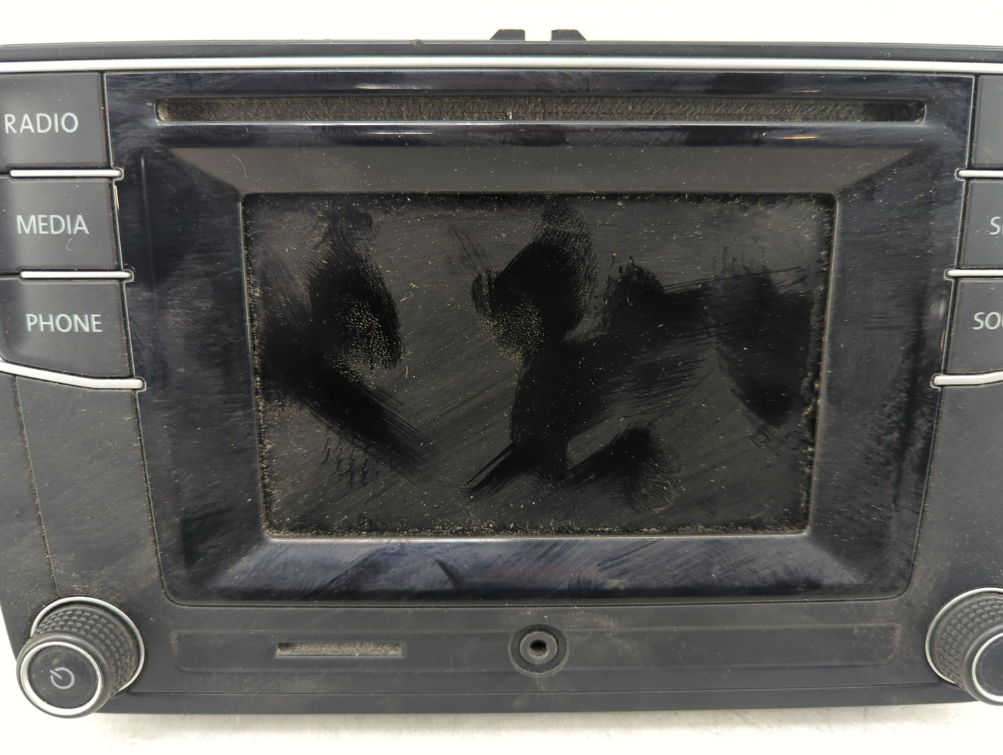 2018-2019 Volkswagen Beetle Radio AM FM Cd Player Receiver Replacement P/N:561035150B BEJMIB2PQ, 2703H-MIB2PQ Fits Fits 2018