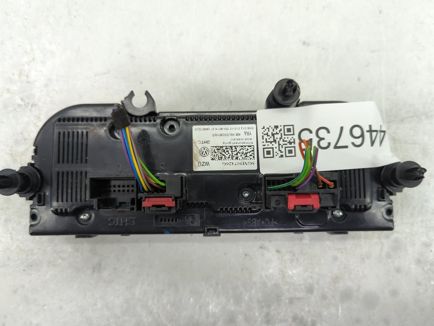 2018-2019 Volkswagen Golf Climate Control Module Temperature AC/Heater Replacement P/N:5GM907426G Fits Fits 2018 2019 OEM Us