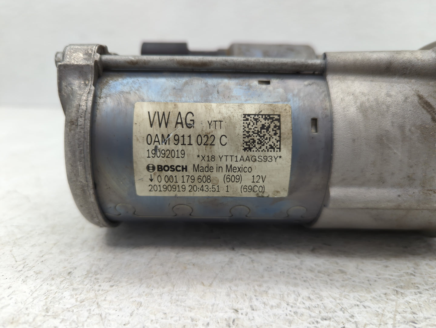 2019-2021 Volkswagen Jetta Car Starter Motor Solenoid OEM P/N:0AM 911 022 C Fits Fits 2019 2020 2021 OEM Used Auto Parts - O