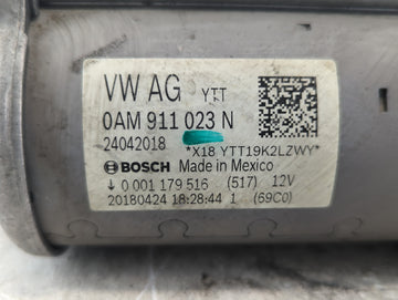 2019-2021 Volkswagen Jetta Car Starter Motor Solenoid OEM P/N:0AM 911 023 N 0AM 911 022 C Fits Fits 2019 2020 2021 OEM Used Auto Parts