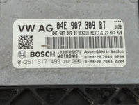 2019-2020 Volkswagen Jetta PCM Engine Control Computer ECU ECM PCU OEM P/N:04E 907 309 BT Fits Fits 2019 2020 OEM Used Auto 