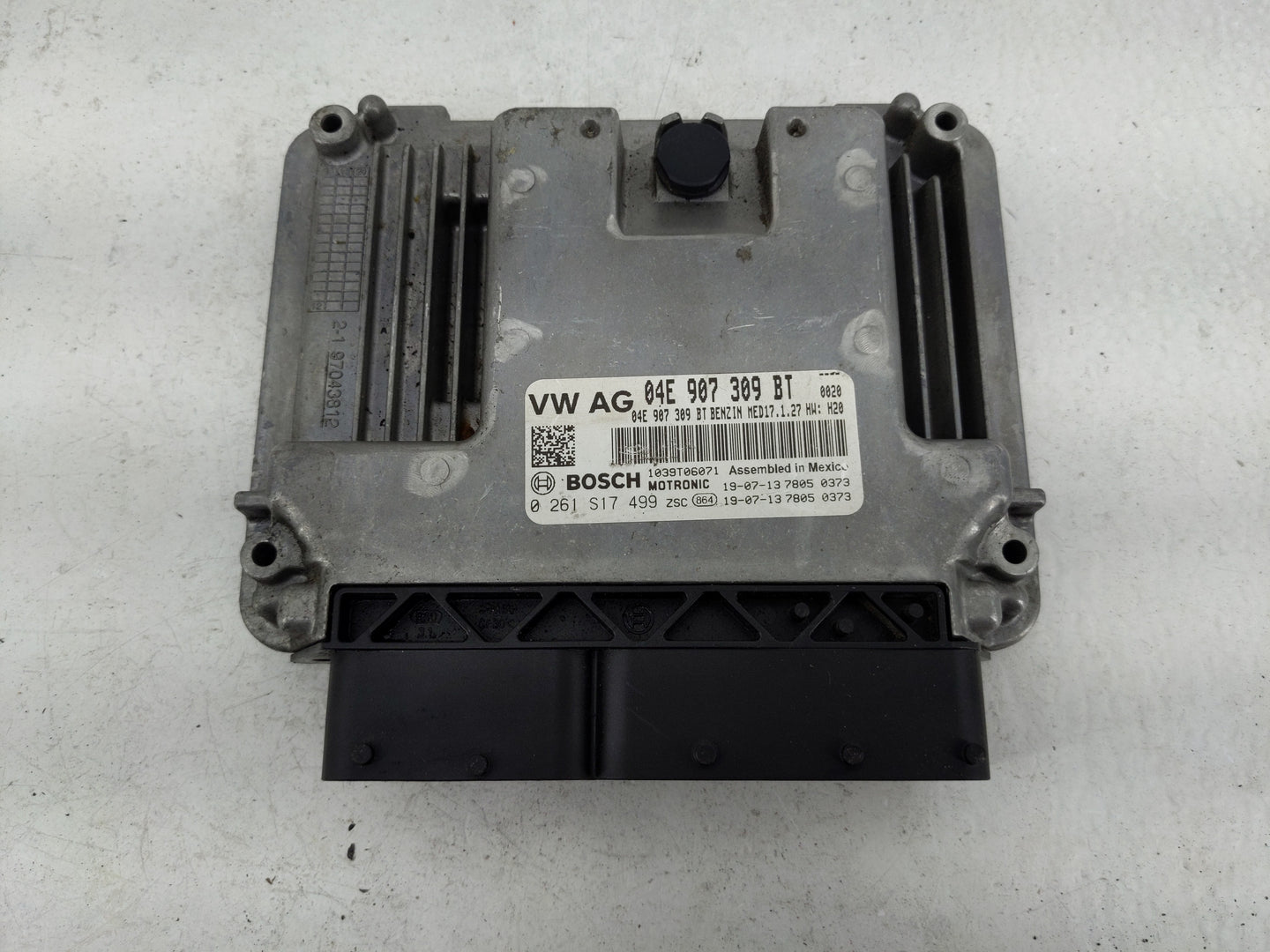 2019-2020 Volkswagen Jetta PCM Engine Control Computer ECU ECM PCU OEM P/N:04E 907 309 BT Fits Fits 2019 2020 OEM Used Auto 