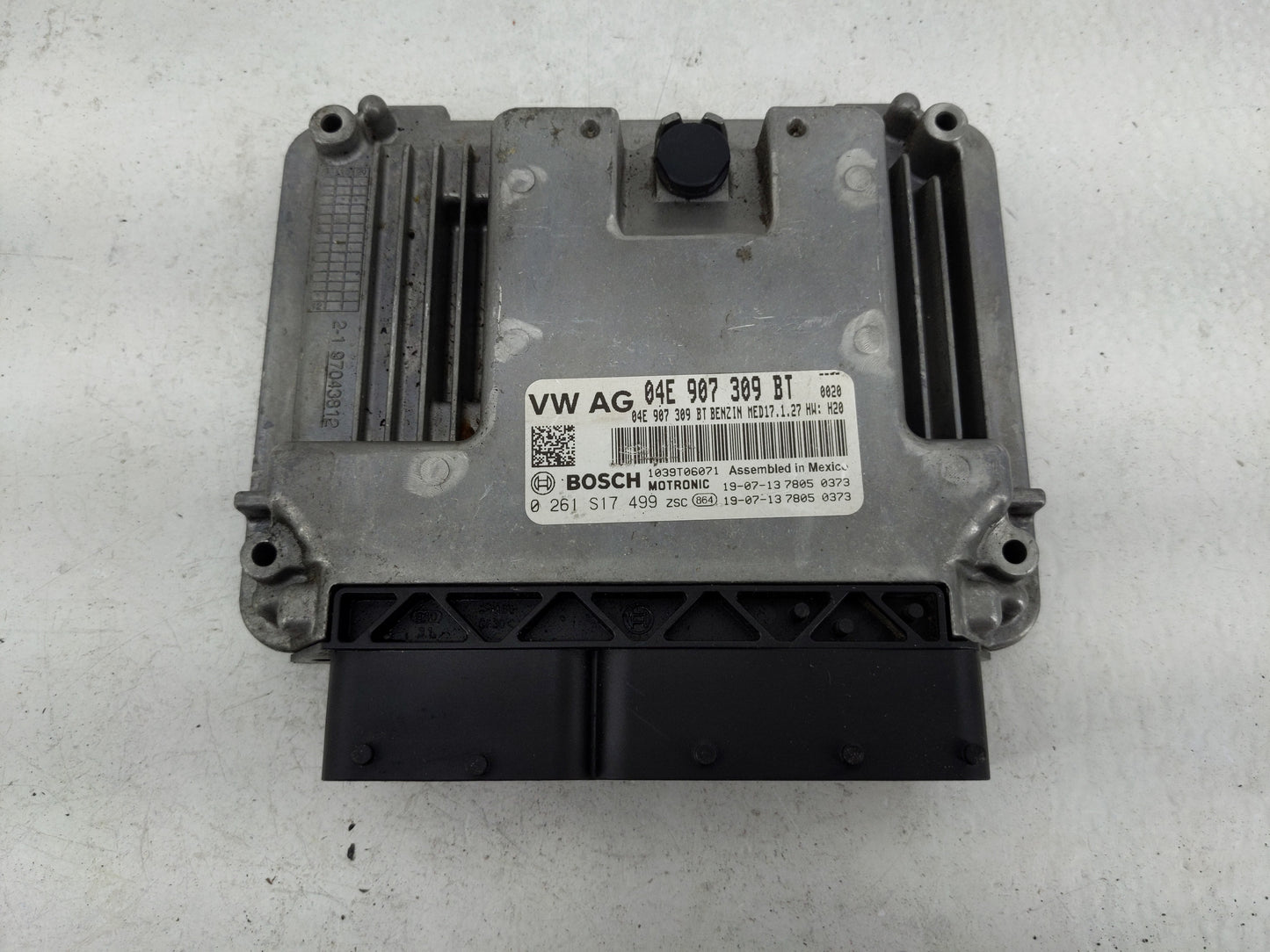 2019-2020 Volkswagen Jetta PCM Engine Control Computer ECU ECM PCU OEM P/N:04E 907 309 BT Fits Fits 2019 2020 OEM Used Auto 