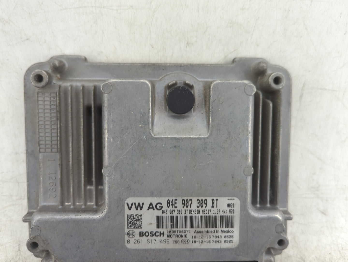 2019-2020 Volkswagen Jetta PCM Engine Control Computer ECU ECM PCU OEM P/N:0 261 S17 499 04E 907 309 BT Fits Fits 2019 2020 