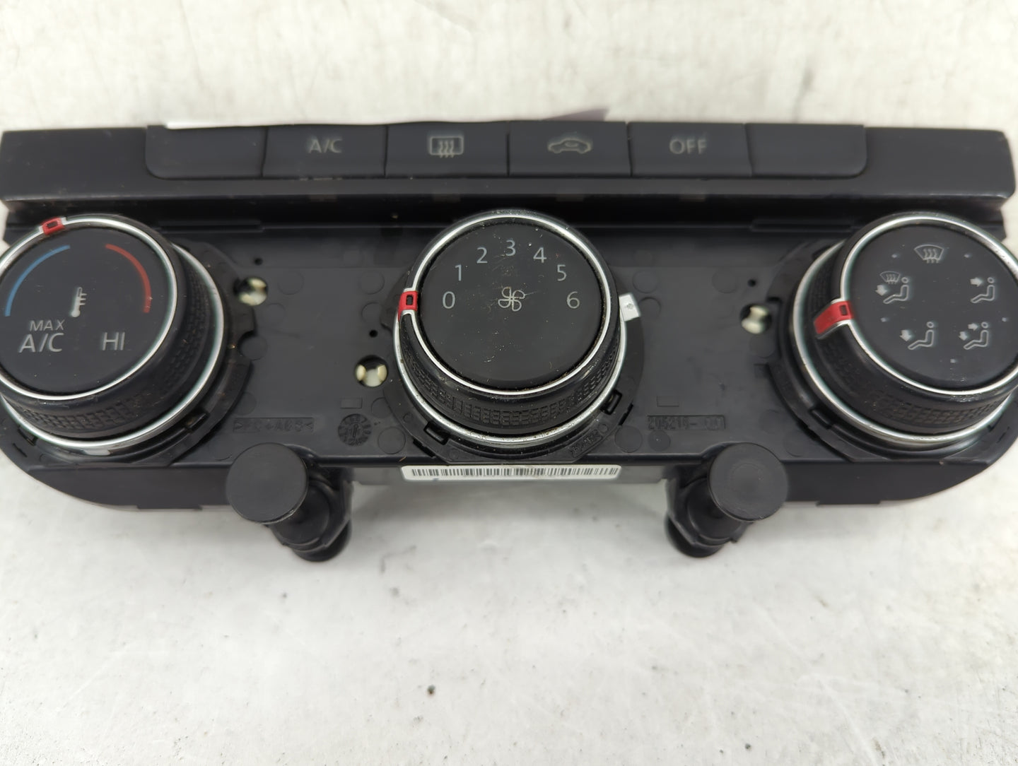2019-2021 Volkswagen Jetta Climate Control Module Temperature AC/Heater Replacement Fits Fits 2019 2020 2021 OEM Used Auto P
