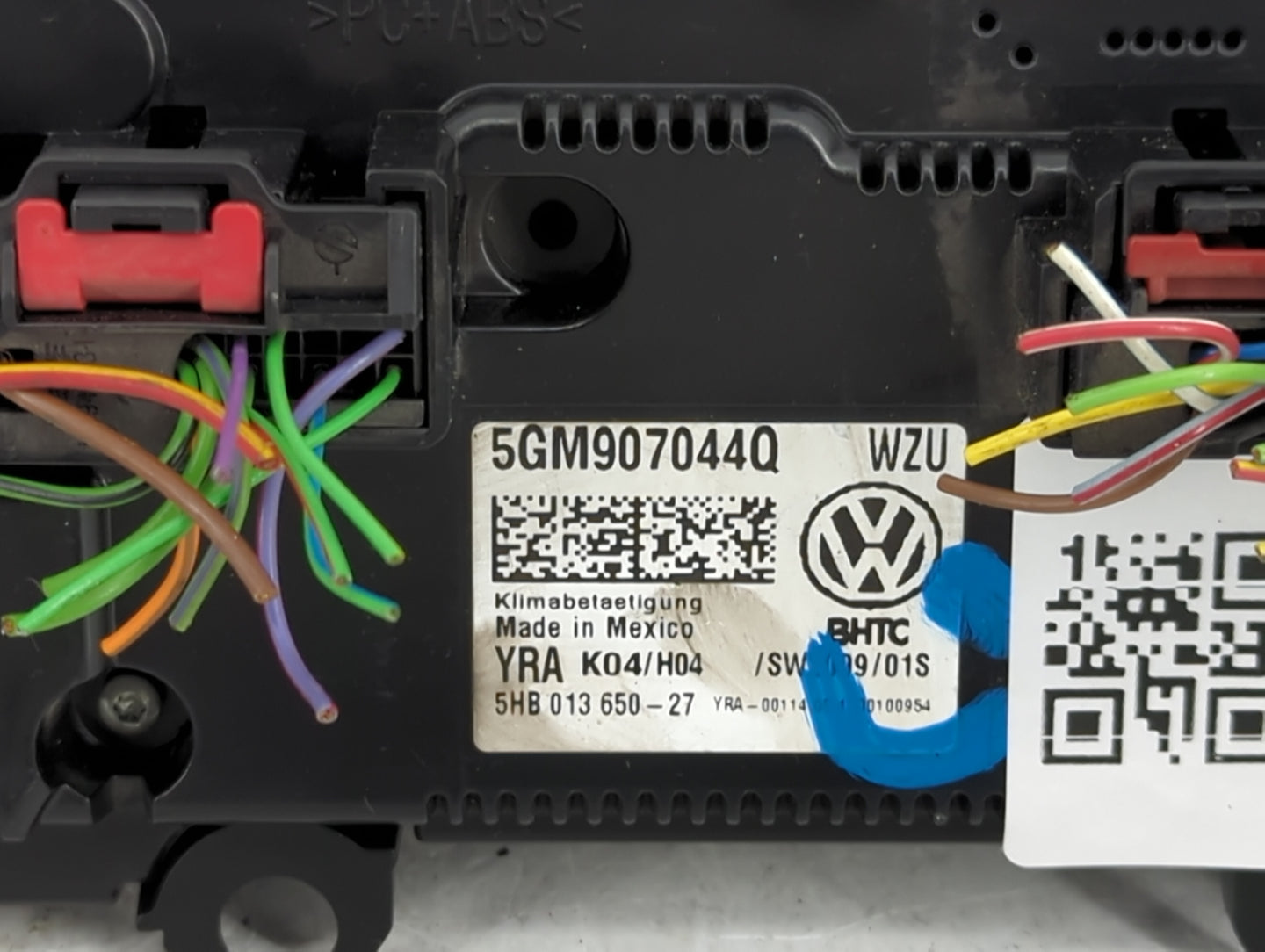 2019-2021 Volkswagen Jetta Climate Control Module Temperature AC/Heater Replacement P/N:5GM907044Q Fits Fits 2019 2020 2021 