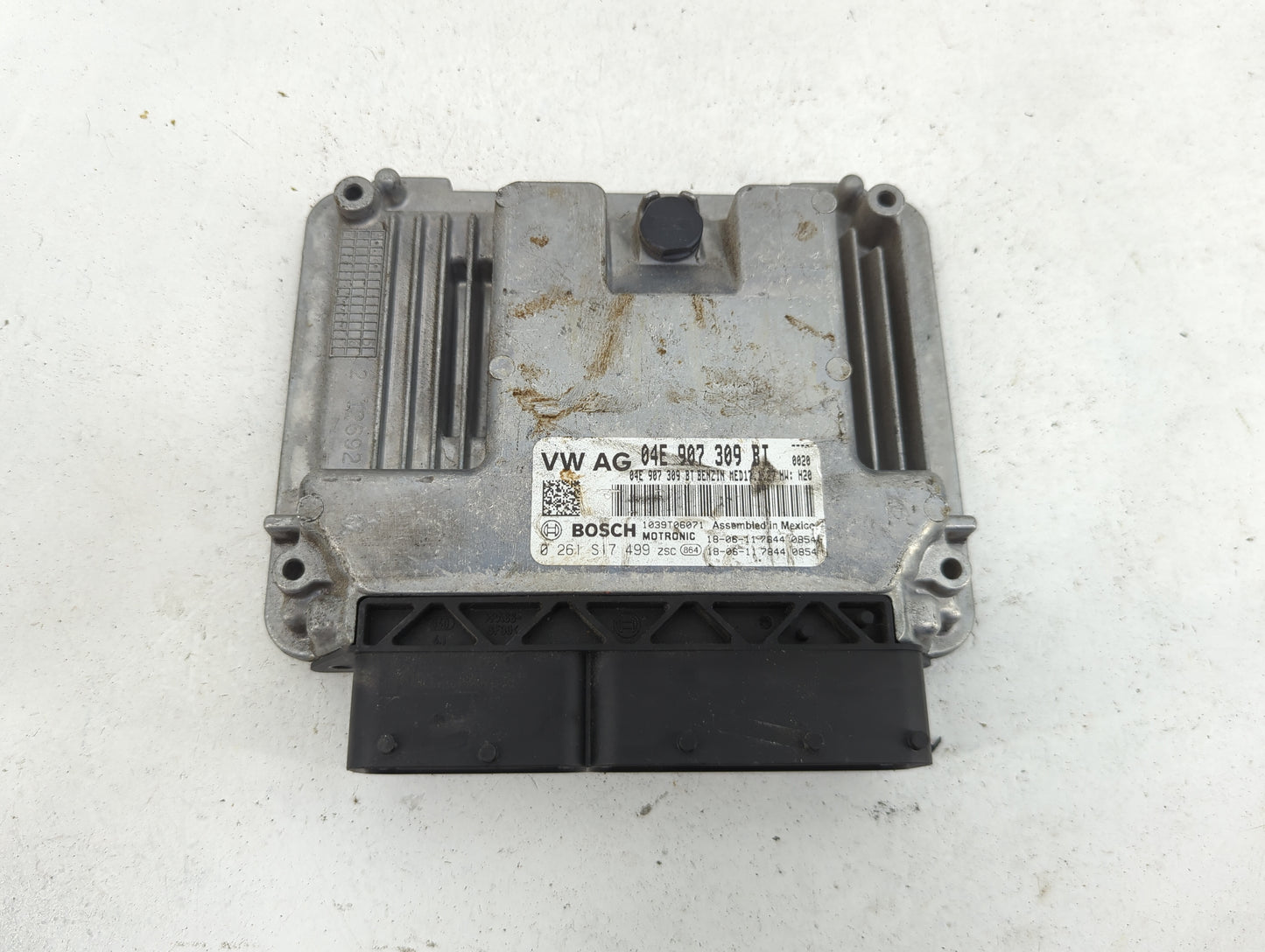2019-2020 Volkswagen Jetta PCM Engine Control Computer ECU ECM PCU OEM P/N:04E907309BT 0261S17499 Fits Fits 2019 2020 OEM Us