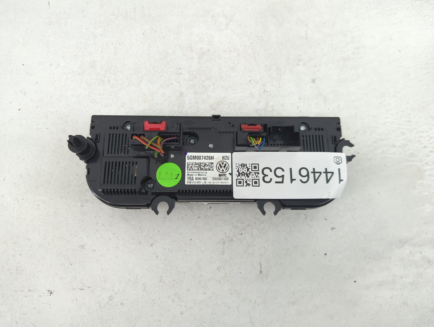 2019-2021 Volkswagen Jetta Climate Control Module Temperature AC/Heater Replacement P/N:5GM907426H 5HB013651-16 Fits OEM Use