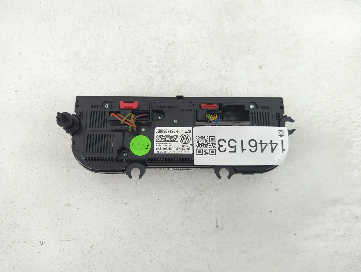 2019-2021 Volkswagen Jetta Climate Control Module Temperature AC/Heater Replacement P/N:5GM907426H 5HB013651-16 Fits OEM Use