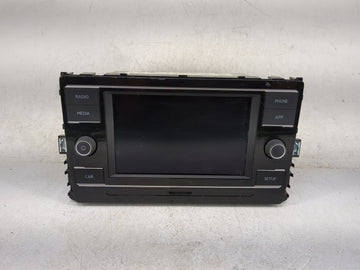 2019 Volkswagen Jetta Radio AM FM Cd Player Receiver Replacement P/N:17A035868 L77VW2, 8H2X0340 Fits OEM Used Auto Parts - O
