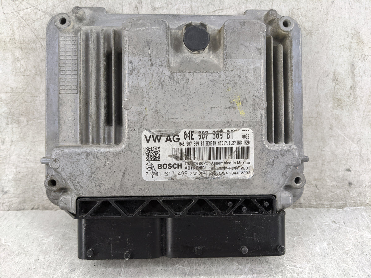 2019 Volkswagen Jetta PCM Engine Control Computer ECU ECM PCU OEM P/N:04E907309BT 0261S17499 OEM Used Auto Parts - Oemusedau