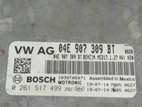 2019 Volkswagen Jetta PCM Engine Control Computer ECU ECM PCU OEM P/N:04E907309BT 0261S17499 Fits Fits 2007 2008 2009 2010 O