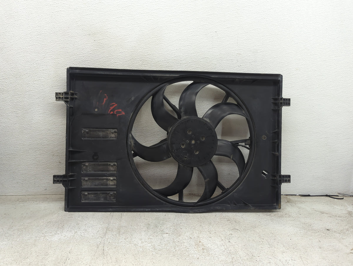 2019-2020 Volkswagen Jetta Electric Radiator Cooling Fan Motor Assembly P/N:5QM121203L 5QM959455C Fits Fits 2018 2019 2020 O