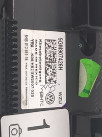 2019-2021 Volkswagen Jetta Climate Control Module Temperature AC/Heater Replacement P/N:5GM907426H 5HB 013 651-16 Fits OEM U
