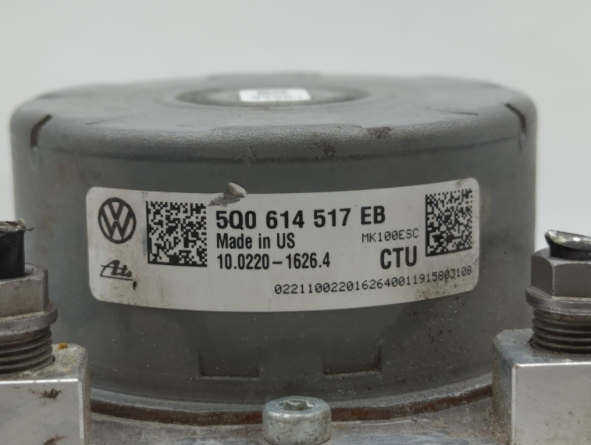 2019 Volkswagen Jetta Anti-Lock Brake ABS Pump Module Actuator OEM P/N:5Q0 614 517 EB 5Q0 614 517 DG, 5Q0 614 517 DN Fits OE