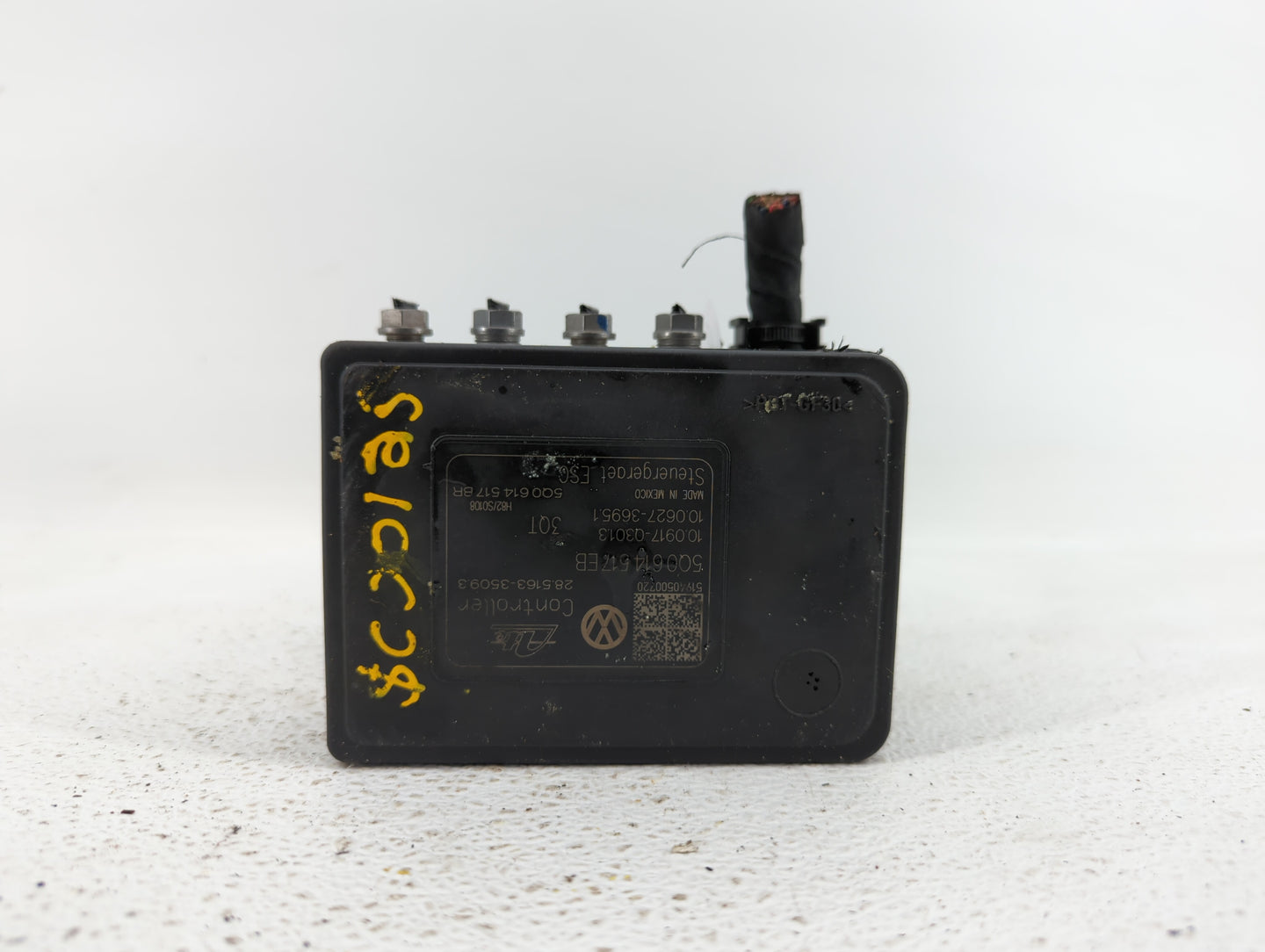 2019 Volkswagen Jetta ABS Pump Control Module Replacement P/N:5Q0 614 517 EB 5Q0 614 517 DG, 5Q0 614 517 DN, 5Q0 614 517 CT 