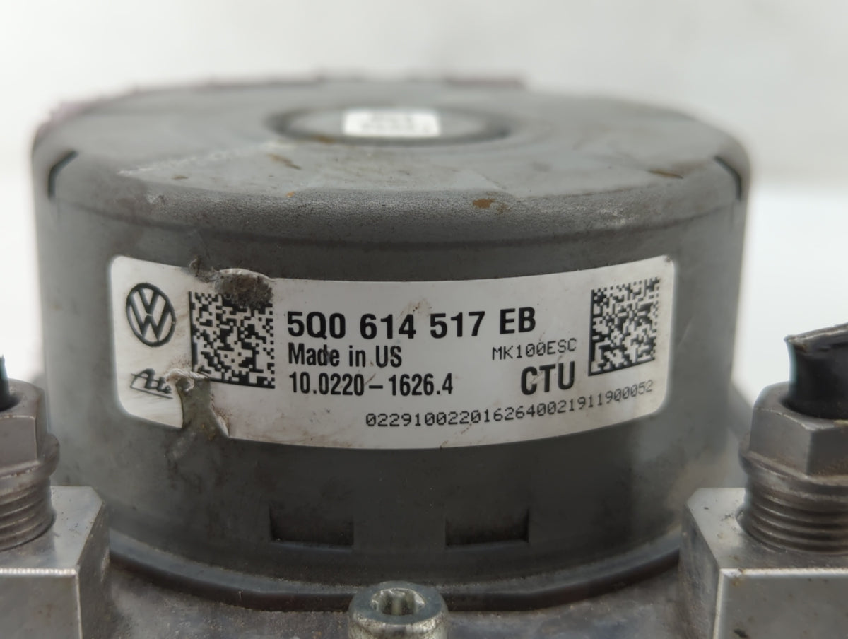 2019 Volkswagen Jetta Anti-Lock Brake ABS Pump Module Actuator OEM P/N:5Q0 614 517 EB 5Q0 614 517 DG, 5Q0 614 517 DN Fits OE