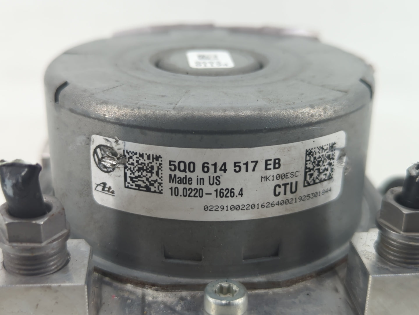 2019 Volkswagen Jetta ABS Pump Control Module Replacement P/N:5Q0 614 517 EB 5Q0 614 517 DG, 5Q0 614 517 DN, 5Q0 614 517 CT 