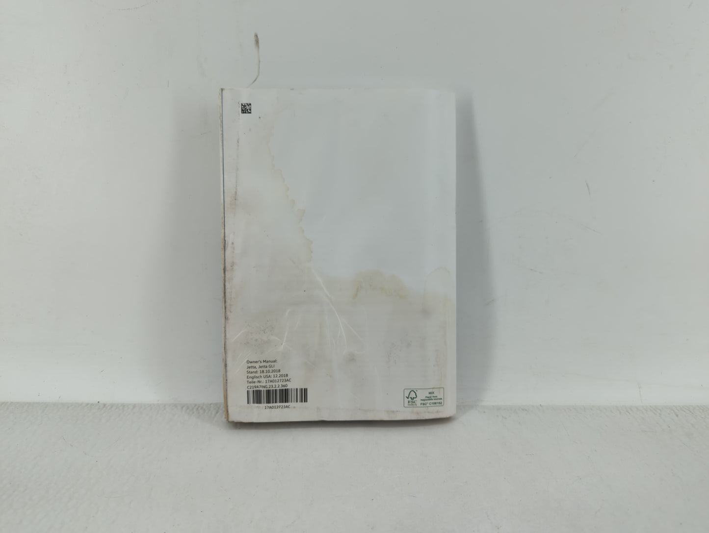 2019 Volkswagen Jetta Owners Manual Book Guide OEM Used Auto Parts - Oemusedautoparts1.com