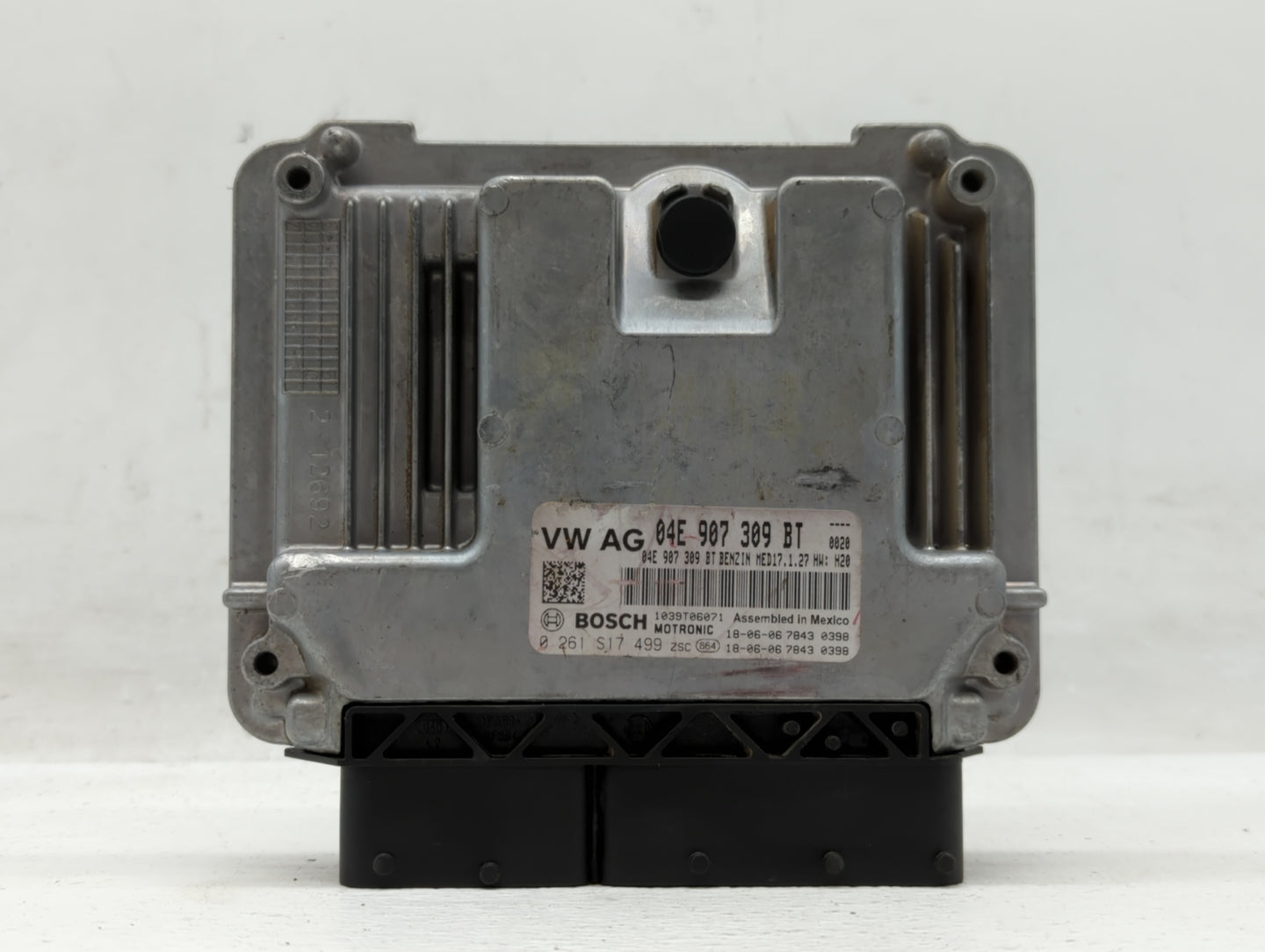 2019 Volkswagen Jetta PCM Engine Control Computer ECU ECM PCU OEM P/N:04E 907 309 Fits OEM Used Auto Parts - Oemusedautopart