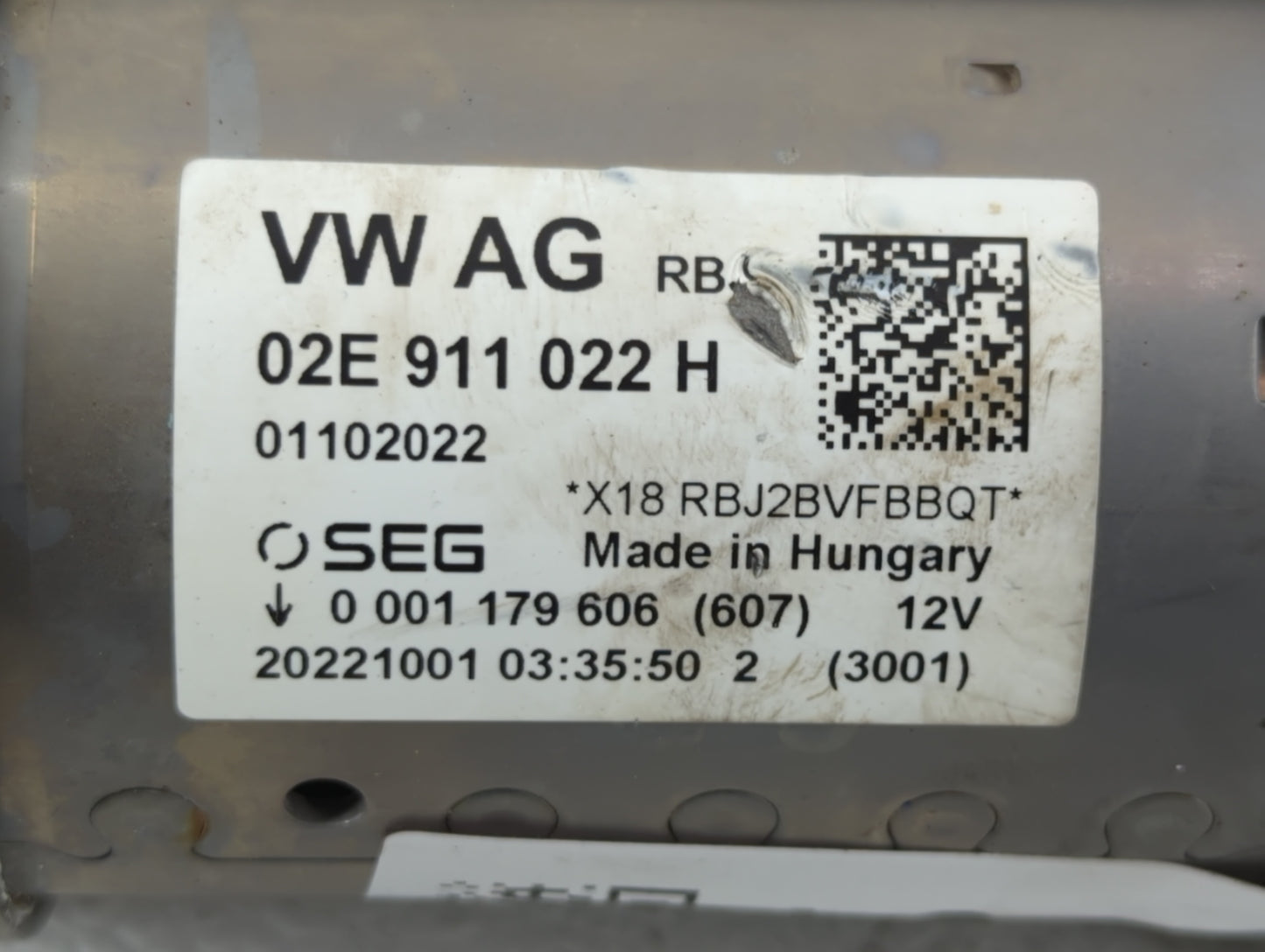 2019-2021 Volkswagen Jetta Car Starter Motor Solenoid OEM P/N:02E 911 022 H 0AM 911 023 N, 0AM 911 022 C Fits Fits 2019 2020