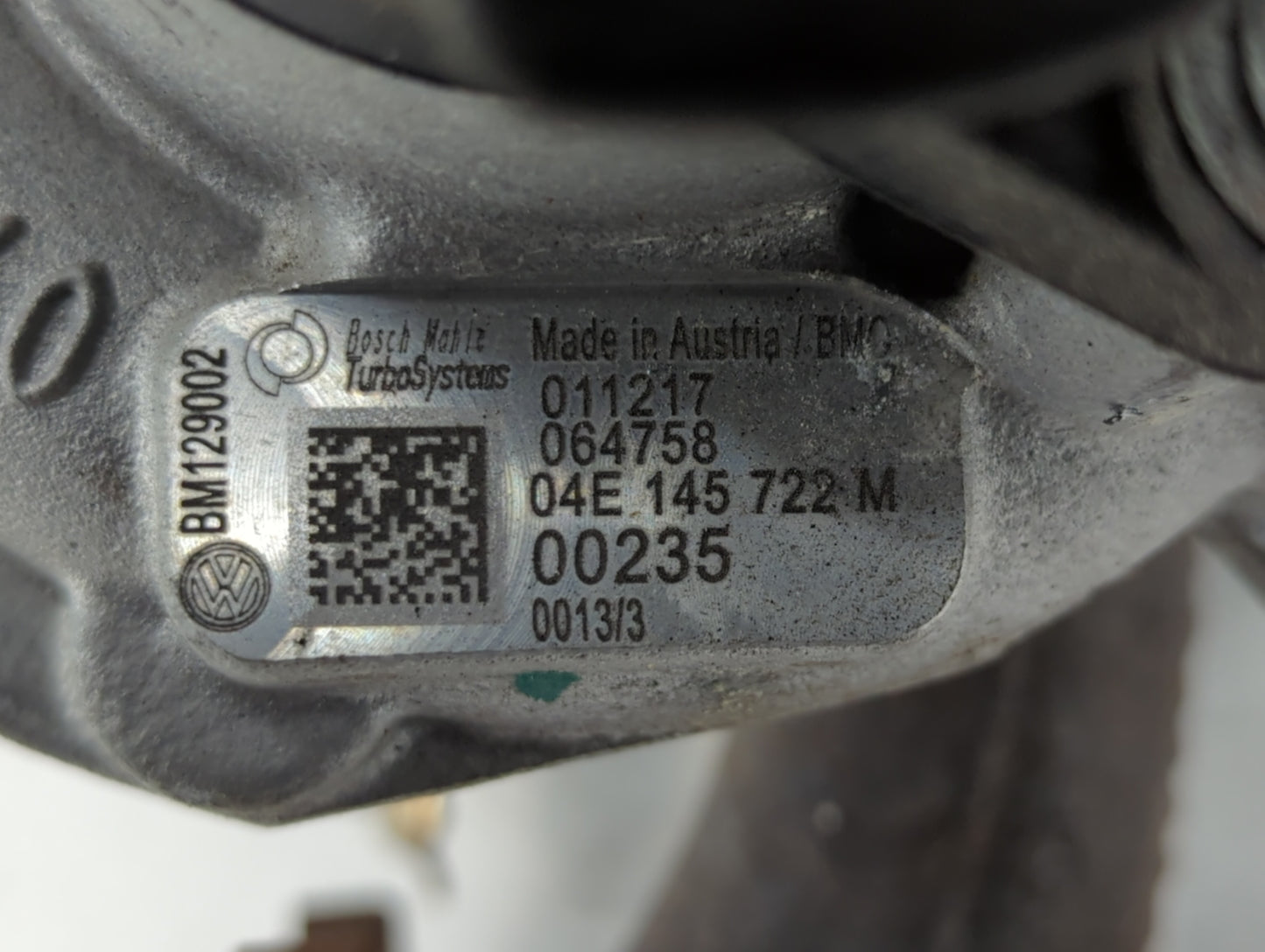 Volkswagen Jetta Turbocharger Turbo Charger Super Charger Supercharger - Oemusedautoparts1.com