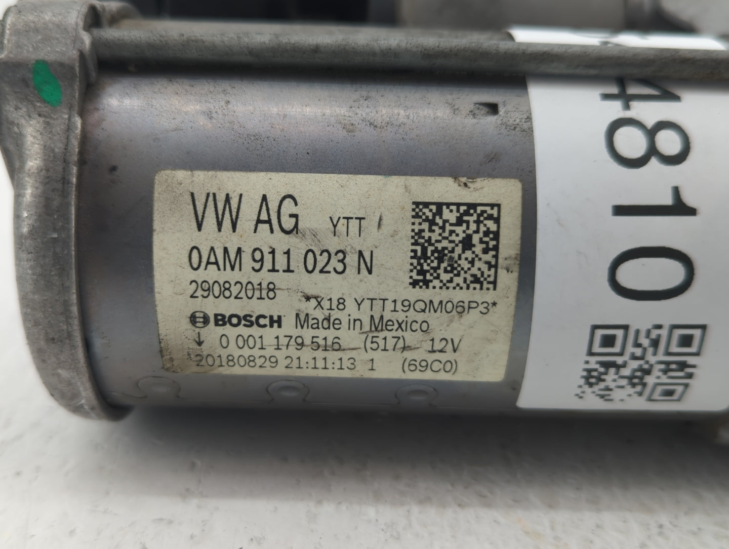2019-2021 Volkswagen Jetta Car Starter Motor Solenoid OEM P/N:0AM 911 023 N 02E 911 022 H, 0AM 911 022 C Fits Fits 2019 2020