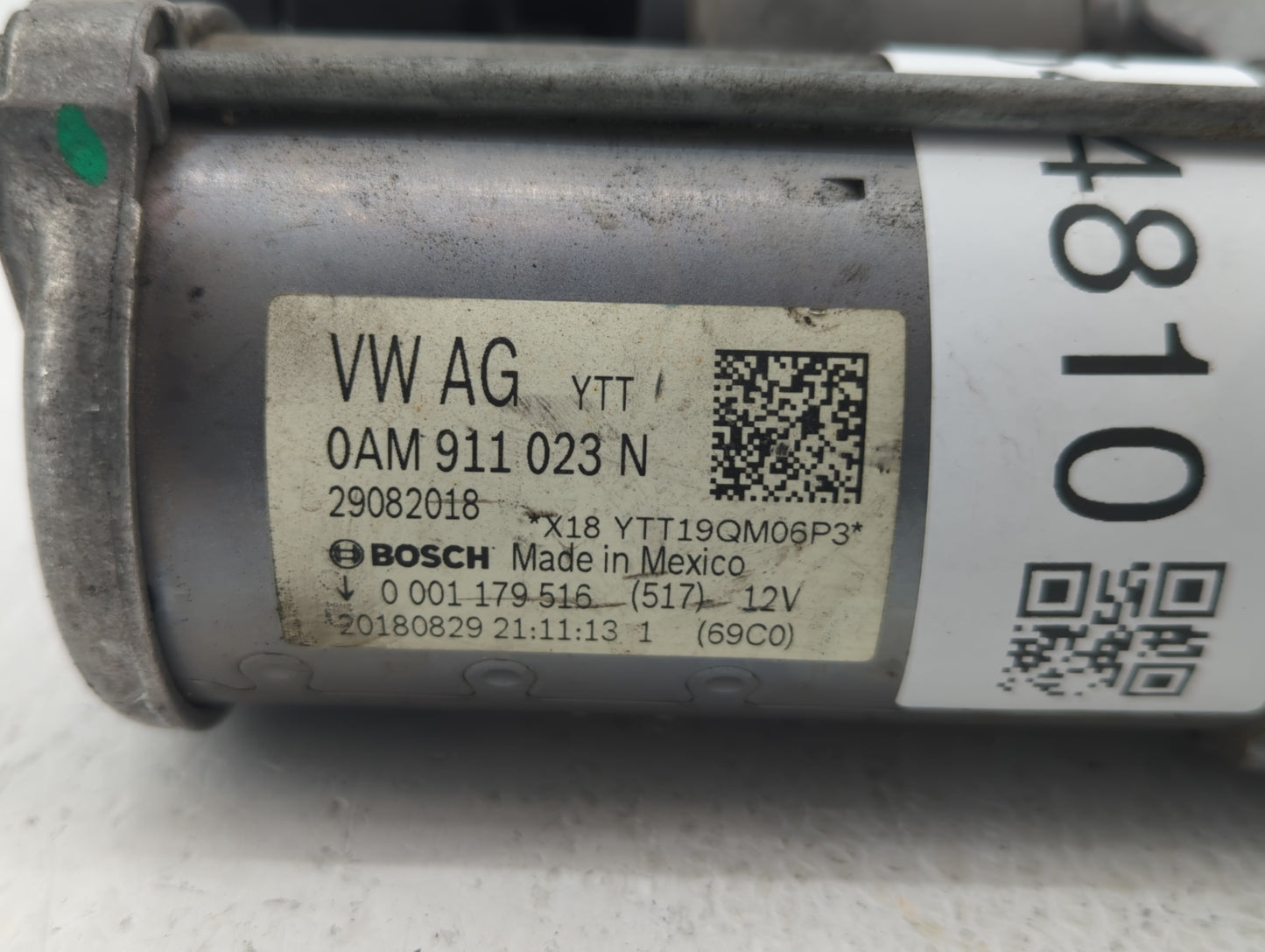 2019-2021 Volkswagen Jetta Car Starter Motor Solenoid OEM P/N:0AM 911 023 N 02E 911 022 H, 0AM 911 022 C Fits Fits 2019 2020
