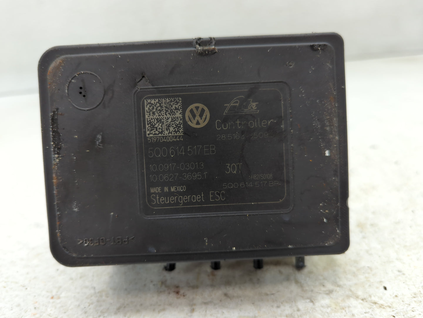 2019 Volkswagen Jetta ABS Pump Control Module Replacement P/N:5Q0 614 517 EB Fits OEM Used Auto Parts - Oemusedautoparts1.co