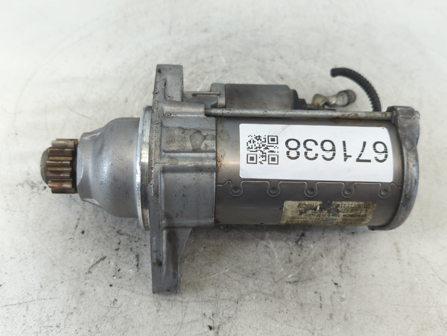 2019-2021 Volkswagen Jetta Car Starter Motor Solenoid OEM P/N:0AM 911 023 N Fits Fits 2019 2020 2021 OEM Used Auto Parts - O