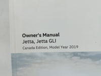 2019 Volkswagen Jetta Owners Manual Book Guide P/N:17A012722AC OEM Used Auto Parts - Oemusedautoparts1.com