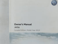 2019 Volkswagen Jetta Owners Manual Book Guide P/N:17A012722AA OEM Used Auto Parts - Oemusedautoparts1.com