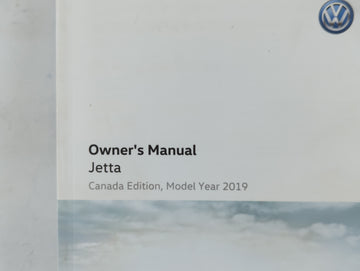 2019 Volkswagen Jetta Owners Manual Book Guide P/N:17A012722AA OEM Used Auto Parts