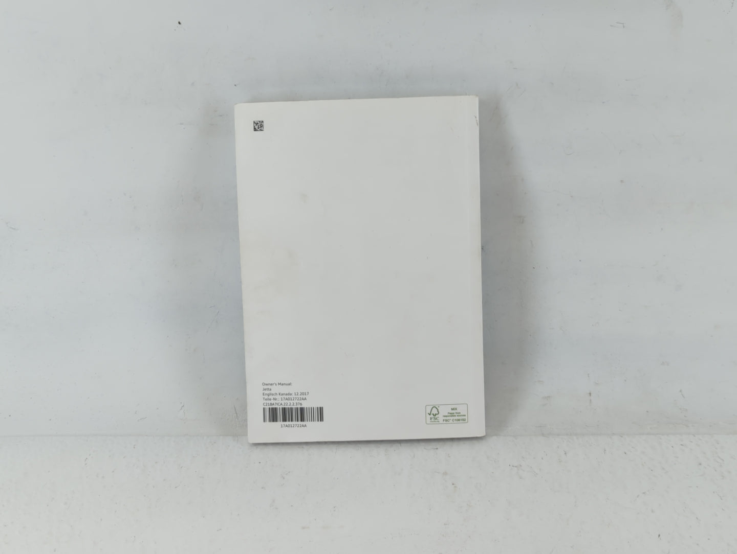 2019 Volkswagen Jetta Owners Manual Book Guide P/N:17A012722AA OEM Used Auto Parts - Oemusedautoparts1.com