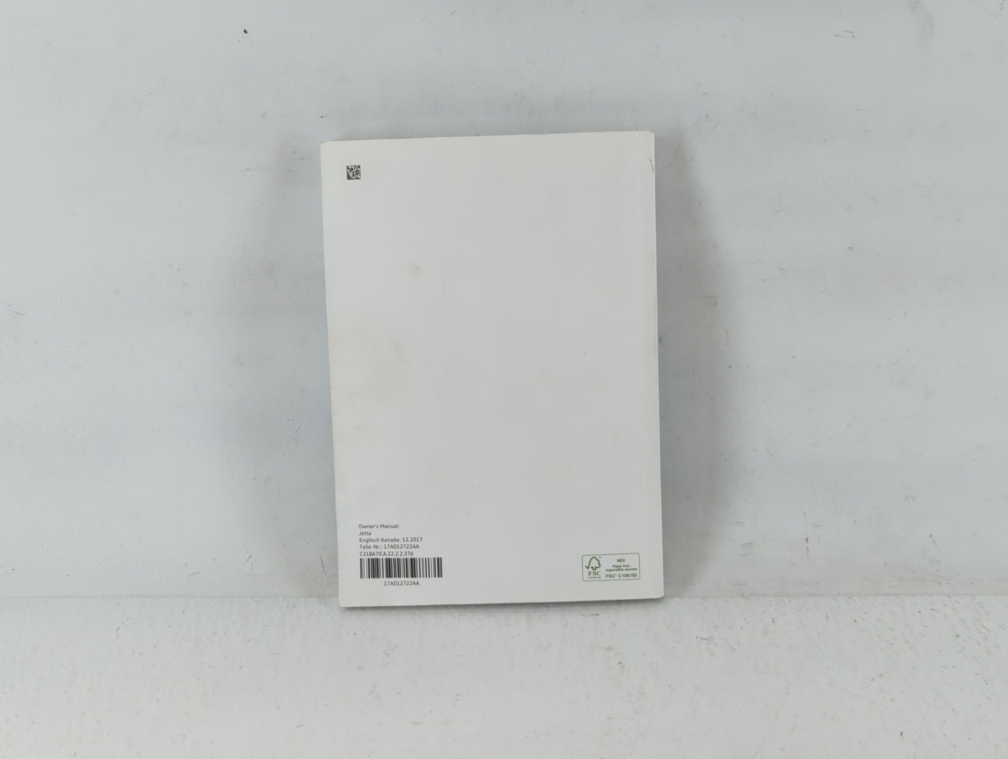 2019 Volkswagen Jetta Owners Manual Book Guide P/N:17A012722AA OEM Used Auto Parts - Oemusedautoparts1.com