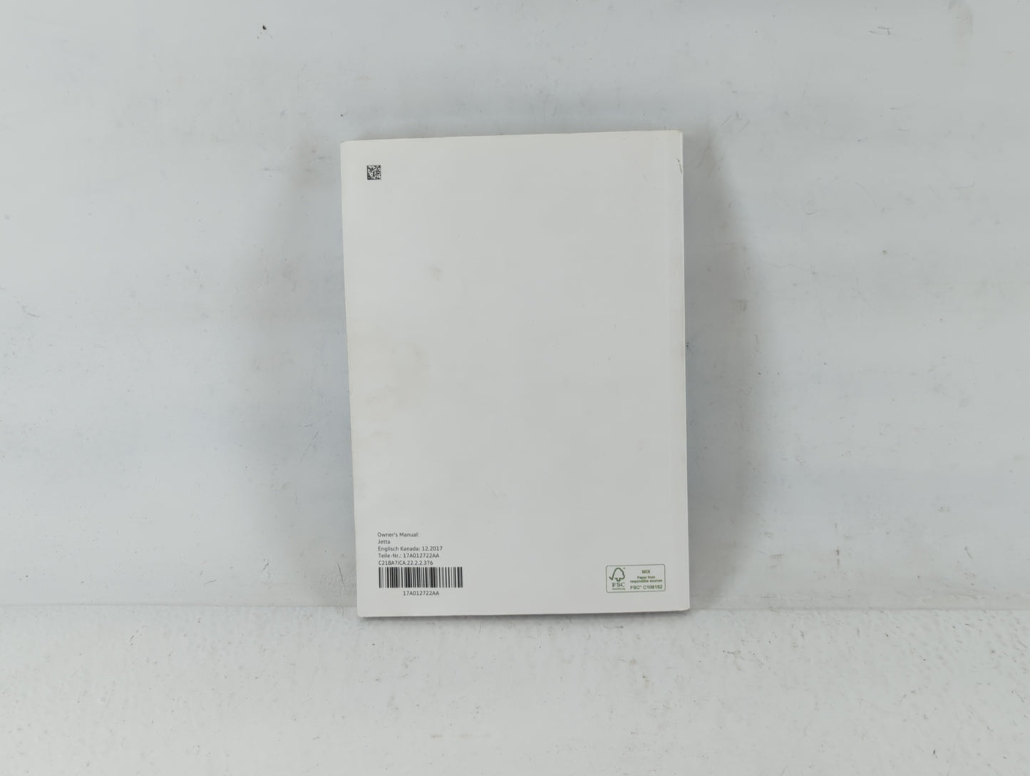 2019 Volkswagen Jetta Owners Manual Book Guide P/N:17A012722AA OEM Used Auto Parts - Oemusedautoparts1.com