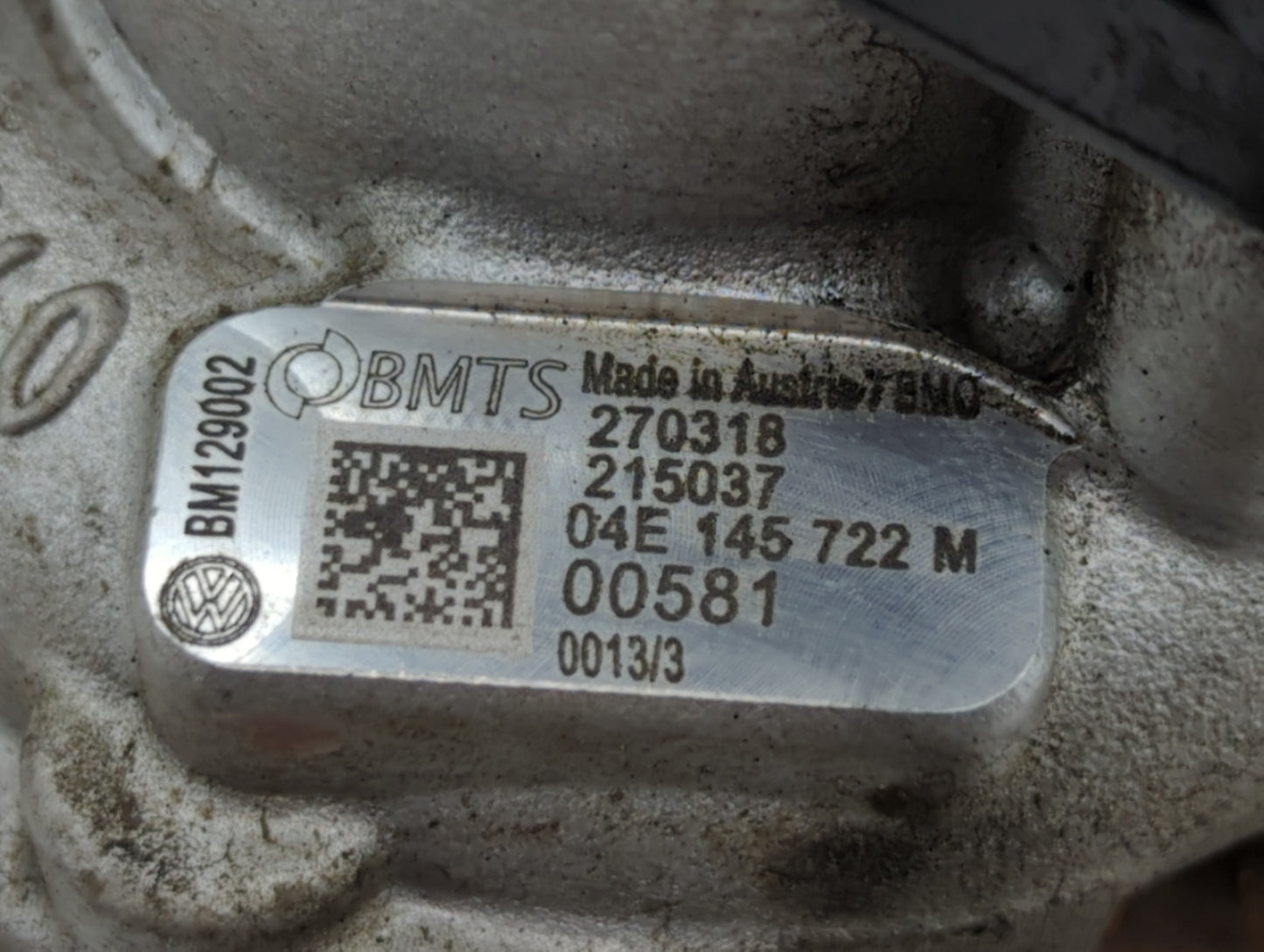 Volkswagen Jetta Turbocharger Turbo Charger Super Charger Supercharger - Oemusedautoparts1.com