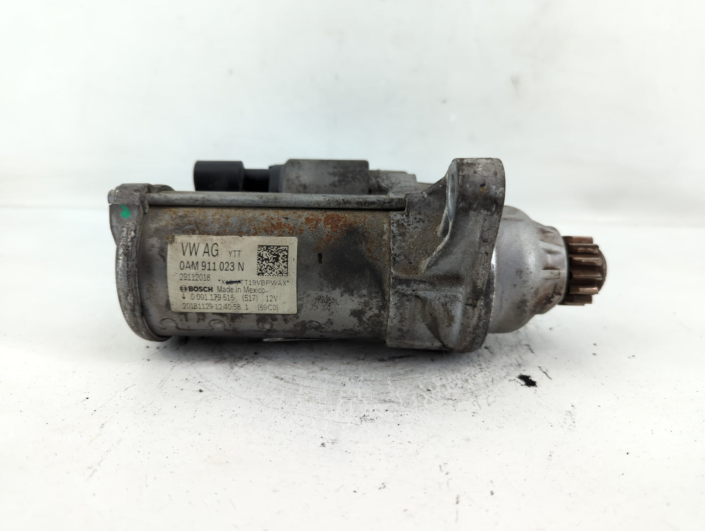 2019-2021 Volkswagen Jetta Car Starter Motor Solenoid OEM P/N:27082018 0AM 911 023 N Fits Fits 2019 2020 2021 OEM Used Auto 