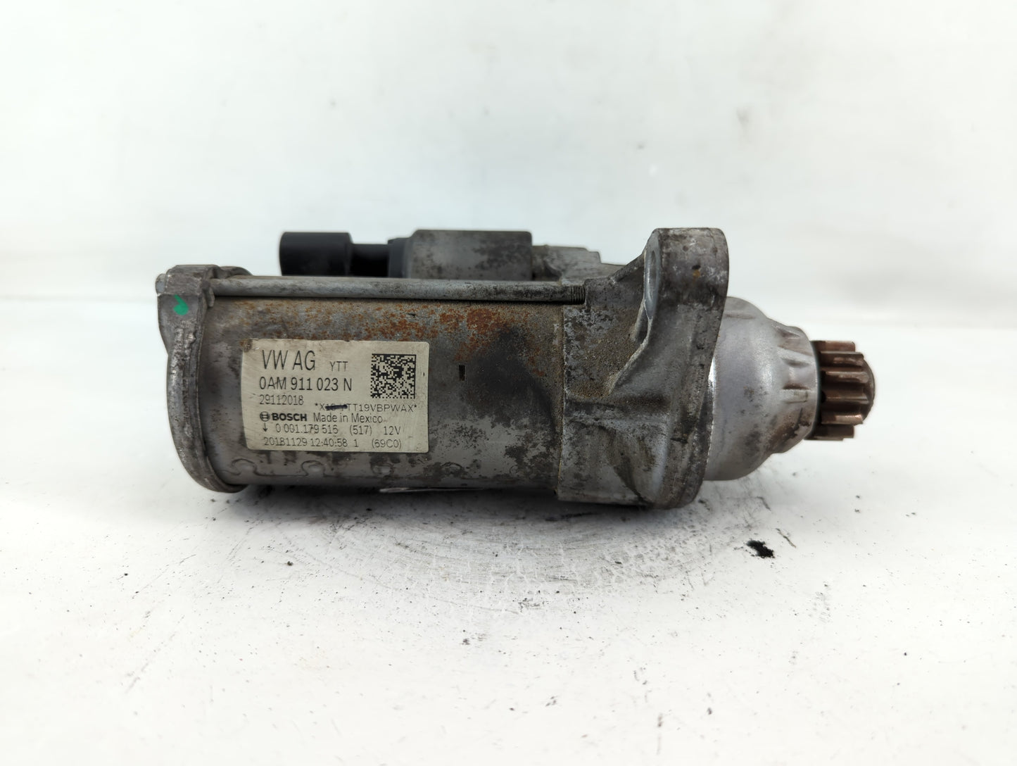 2019-2021 Volkswagen Jetta Car Starter Motor Solenoid OEM P/N:27082018 0AM 911 023 N Fits Fits 2019 2020 2021 OEM Used Auto 