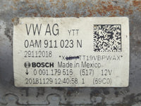 2019-2021 Volkswagen Jetta Car Starter Motor Solenoid OEM P/N:27082018 0AM 911 023 N Fits Fits 2019 2020 2021 OEM Used Auto 