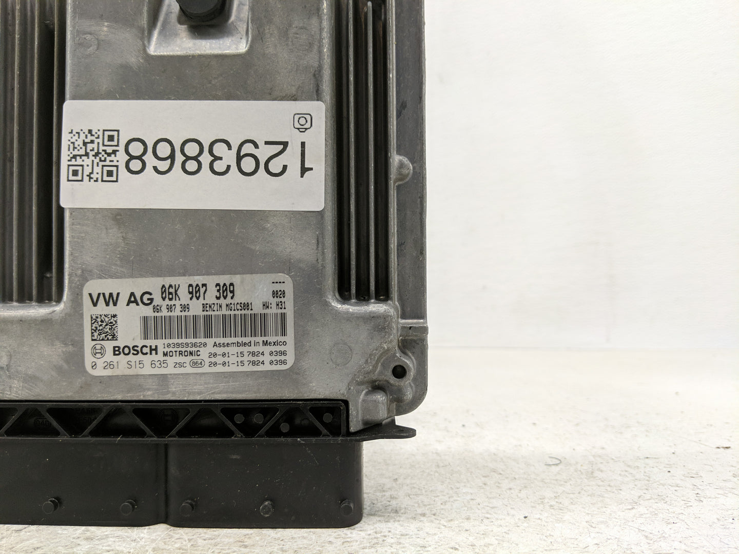 2019-2020 Volkswagen Passat PCM Engine Control Computer ECU ECM PCU OEM P/N:06K 907 309 Fits Fits 2019 2020 OEM Used Auto Pa
