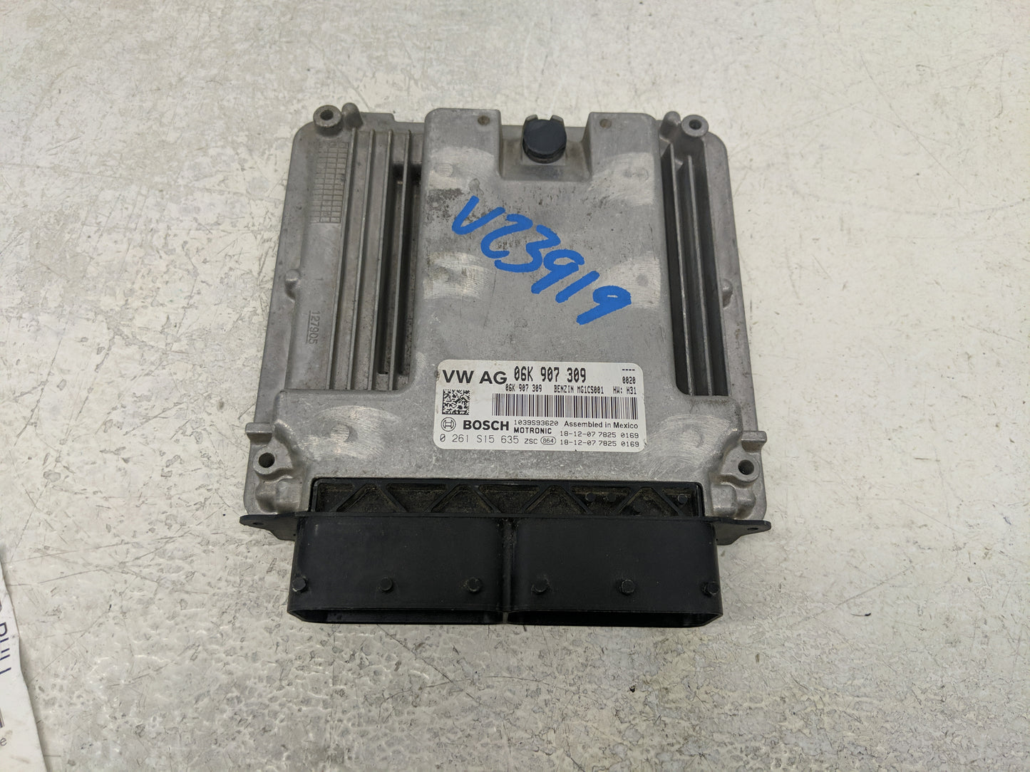 2019-2020 Volkswagen Passat PCM Engine Control Computer ECU ECM PCU OEM P/N:0 261 S15 635 06K 907 309 Fits Fits 2019 2020 OE
