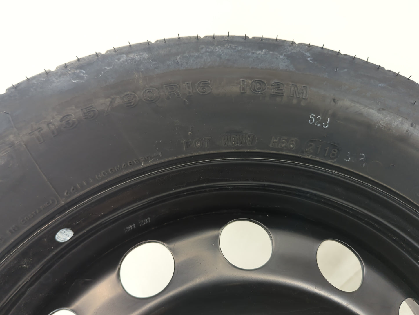 2009-2021 Volkswagen Passat Spare Donut Tire Wheel Rim Oem 1491201 - Oemusedautoparts1.com