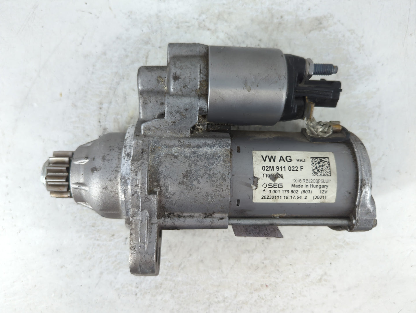 2018-2022 Volkswagen Tiguan Car Starter Motor Solenoid OEM P/N:20230111 02M 911 022 F Fits Fits 2018 2019 2020 2021 2022 OEM