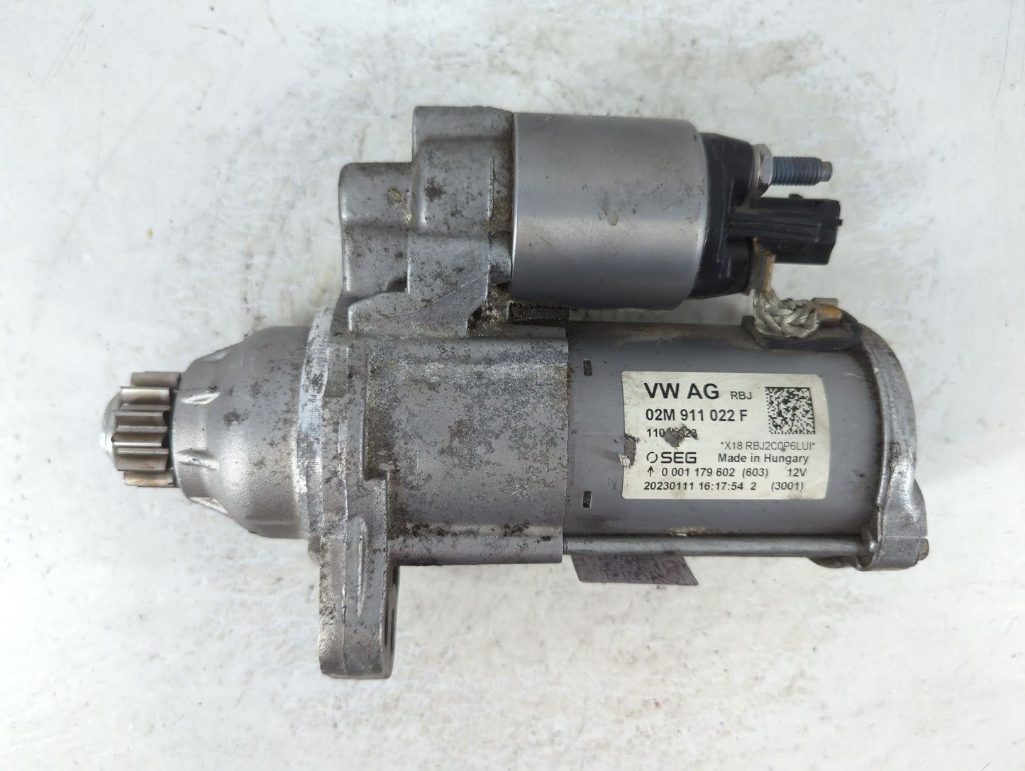 2018-2022 Volkswagen Tiguan Car Starter Motor Solenoid OEM P/N:20230111 02M 911 022 F Fits Fits 2018 2019 2020 2021 2022 OEM